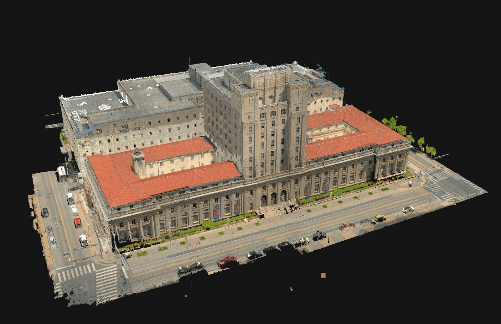 Aerial mapping model